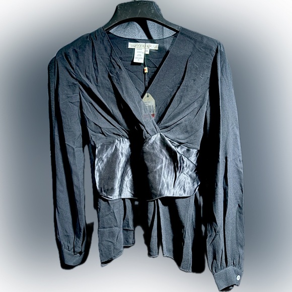 STUDIO M Deshabille silk blouse size XS - Picture 1 of 4